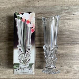 Studio Nova Belmont Glass Bud Vase 8” new Vintage 1990s WX127/620 Made in Japan